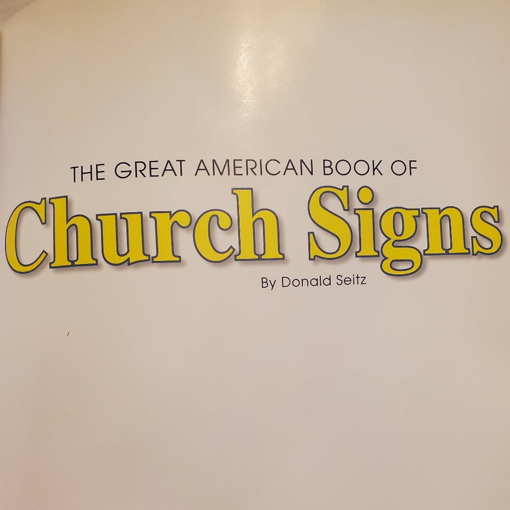 Church Signs Book By Donald Seitz - Picture 5 of 9